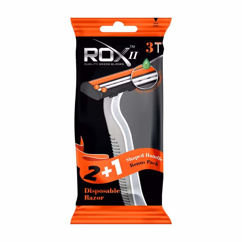 Image 1 of มีดโกน 2ใบมีด ROX II