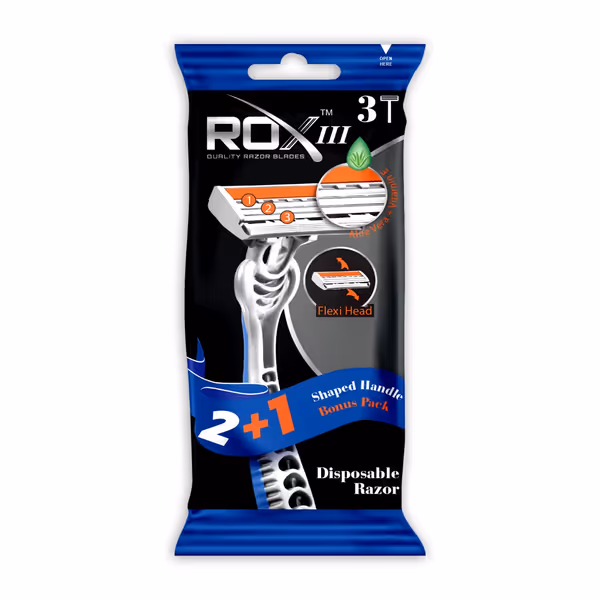 มีดโกน 3 ใบมีด ROX III Male